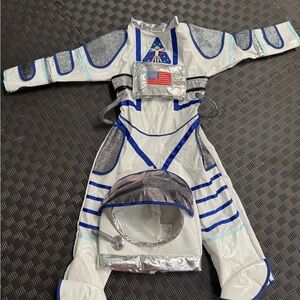 Kids Astronaut Costume - White and Silver